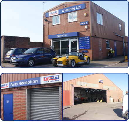 A Herring Ltd's Reception, Parts Department and Workshop in Chesterfield - Image