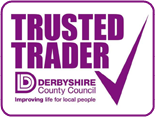 Trusted Trader by Derbyshire County Council Logo